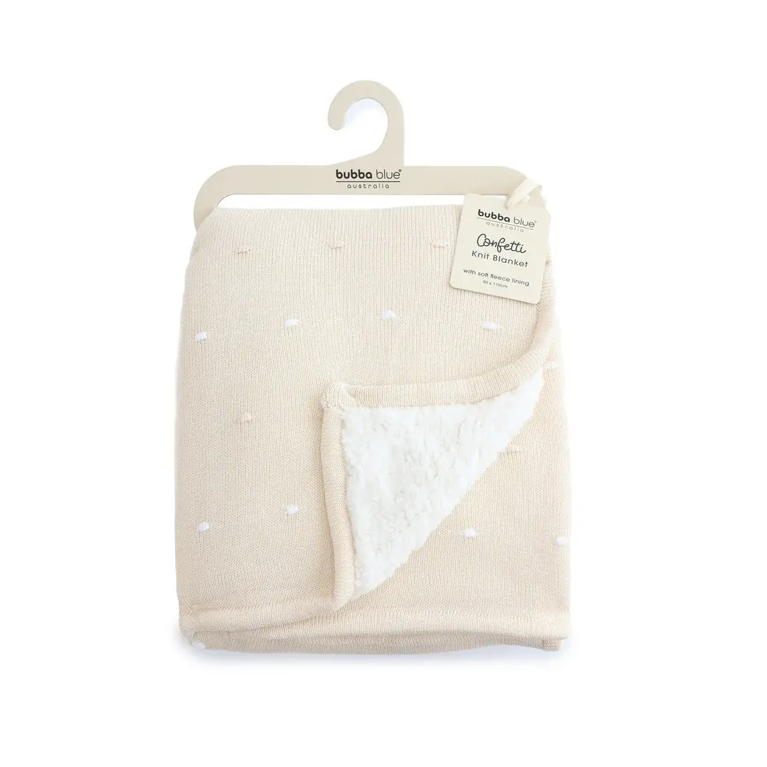 Bubba Blue Bubba Blue Confetti Knit Blanket - Sand