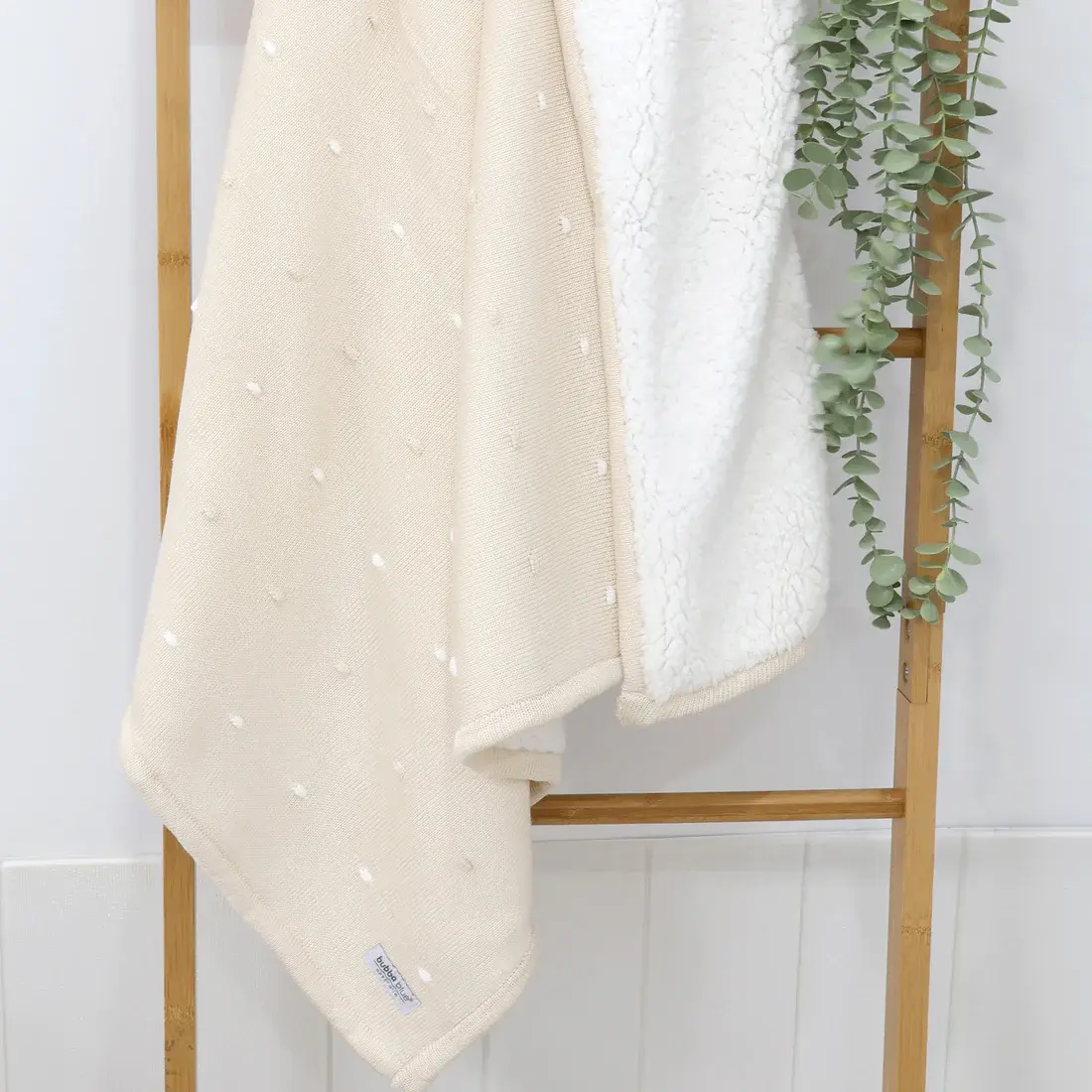 Bubba Blue Bubba Blue Confetti Knit Blanket - Sand