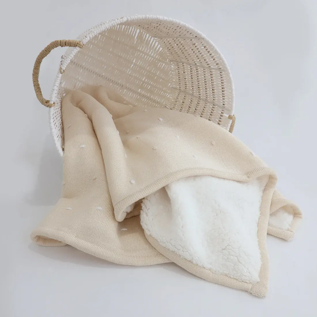 Bubba Blue Bubba Blue Confetti Knit Blanket - Sand