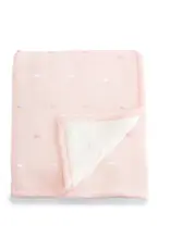 Bubba Blue Bubba Blue Confetti Knit Blanket - Berry