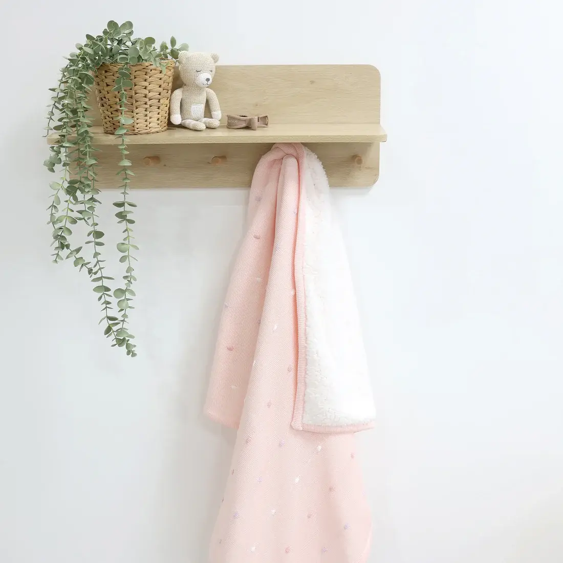 Bubba Blue Bubba Blue Confetti Knit Blanket - Berry