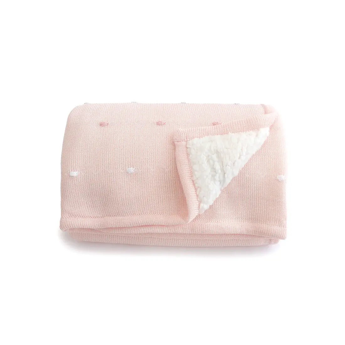 Bubba Blue Bubba Blue Confetti Knit Blanket - Berry