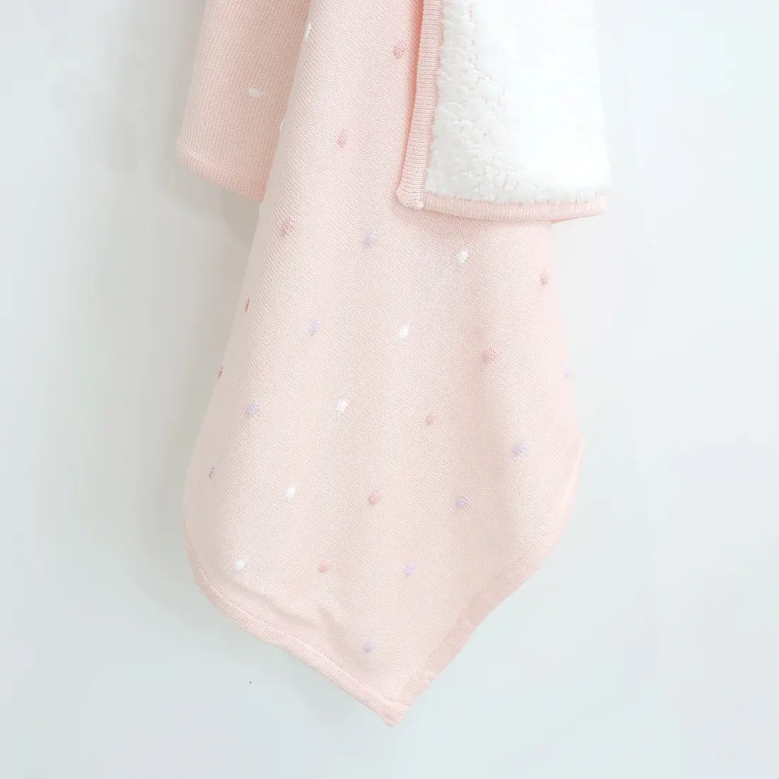 Bubba Blue Bubba Blue Confetti Knit Blanket - Berry