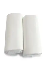 Bubba Blue Bubba Blue Bamboo White 2pk Compact Cot Jersey Fitted Sheets