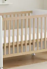 Bubba Blue Bubba Blue Bamboo White 2pk Compact Cot Jersey Fitted Sheets