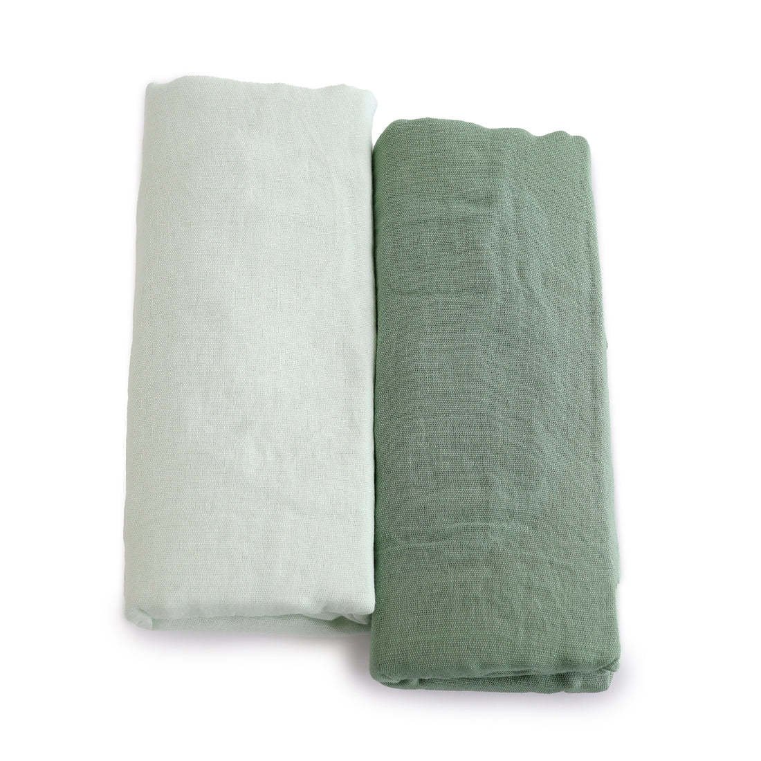 Bubba Blue Bubba Blue Bubba Sundae 2pk Muslin Wraps - Greentea