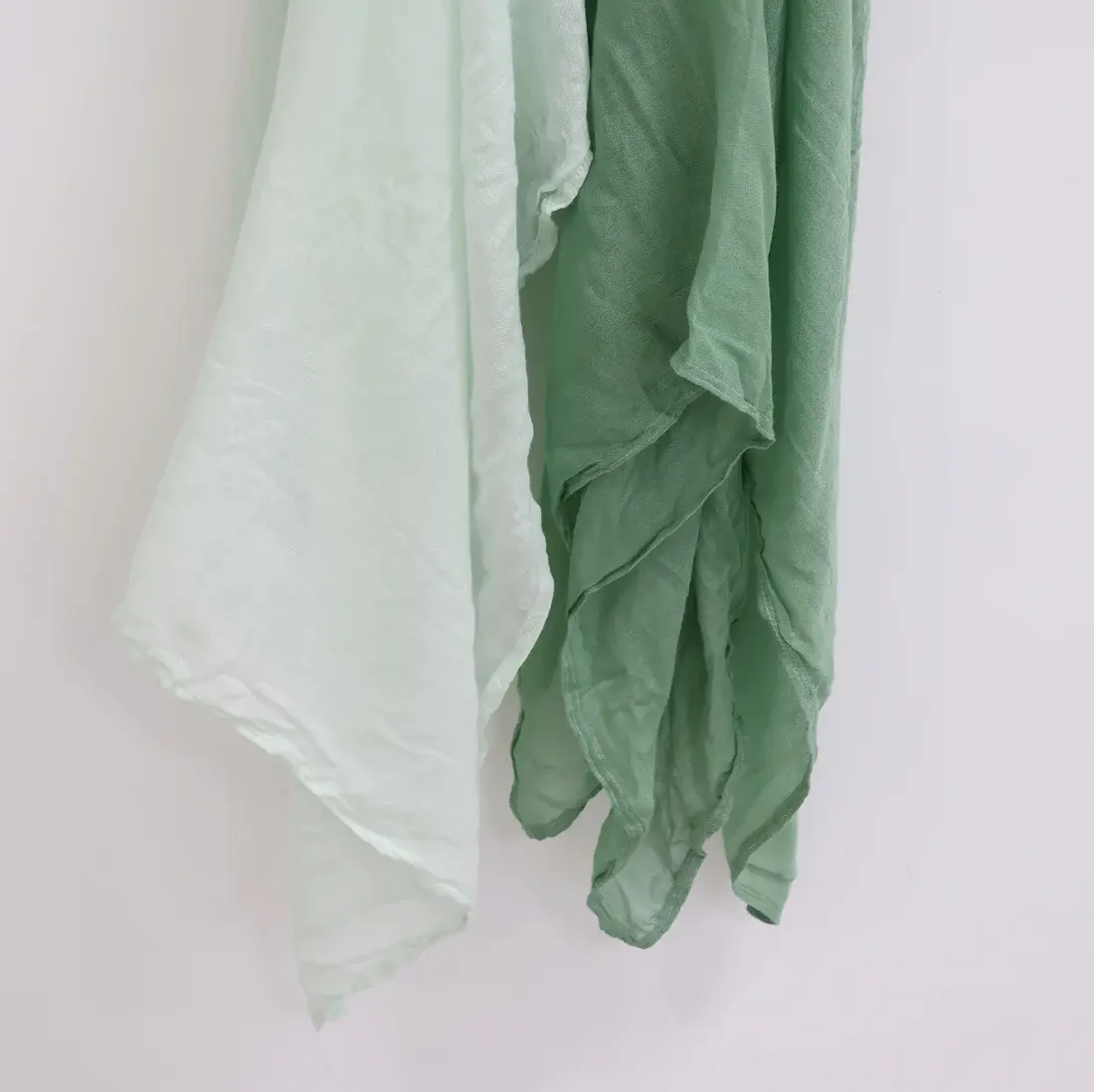 Bubba Blue Bubba Blue Bubba Sundae 2pk Muslin Wraps - Greentea