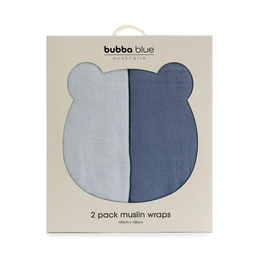 Bubba Blue Bubba Blue Bubba Sundae 2pk Muslin Wraps - Blueberry
