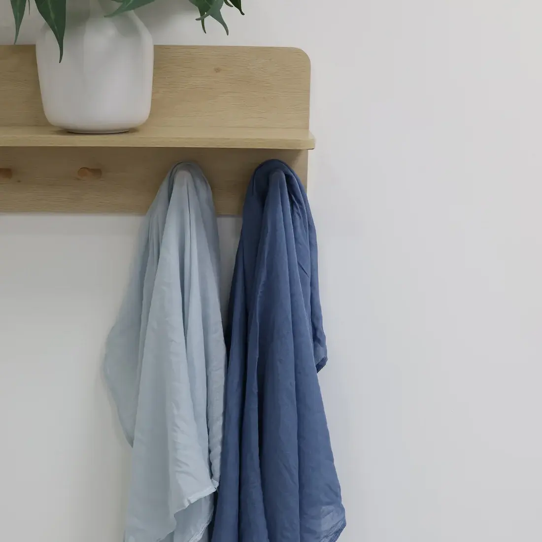 Bubba Blue Bubba Blue Bubba Sundae 2pk Muslin Wraps - Blueberry