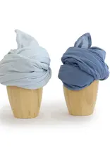 Bubba Blue Bubba Blue Bubba Sundae 2pk Muslin Wraps - Blueberry