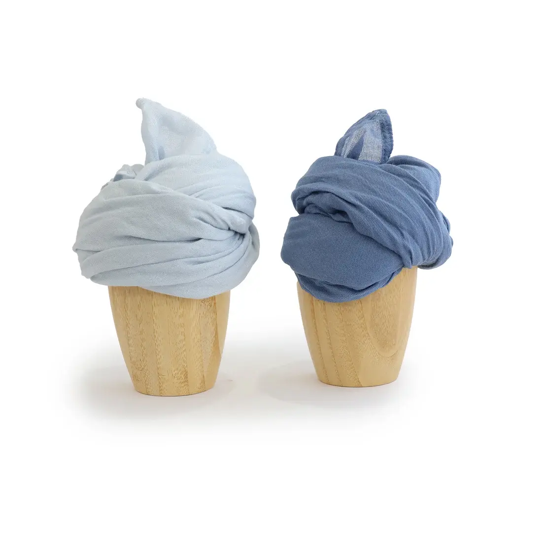 Bubba Blue Bubba Blue Bubba Sundae 2pk Muslin Wraps - Blueberry
