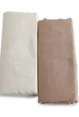 Bubba Blue Bubba Blue Bubba Sundae 2pk Muslin Wraps - Chestnut