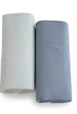 Bubba Blue Bubba Blue Bubba Sundae 2pk Jersey Cot Fitted Sheets - Blueberry