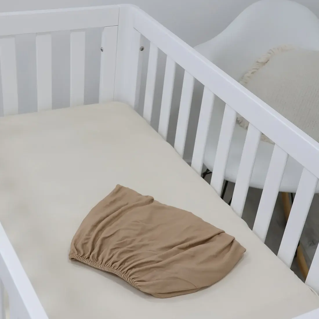 Bubba Blue Bubba Blue Bubba Sundae 2pk Jersey Cot Fitted Sheets - Chestnut