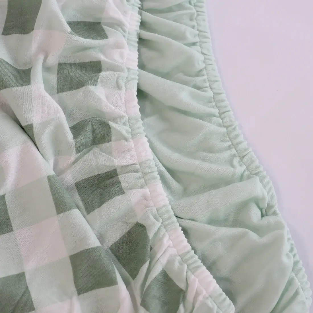 Bubba Blue Bubba Blue Bubba Sundae 2pk Jersey Co Sleeper/Bedside Sleeper Fitted Sheets - Greentea