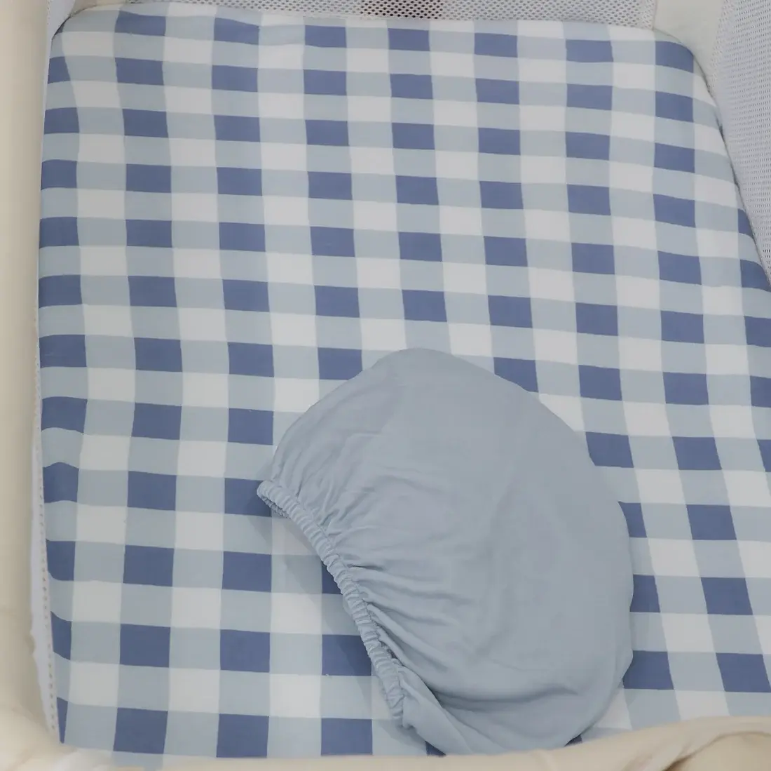 Bubba Blue Bubba Blue Bubba Sundae 2pk Jersey Co Sleeper/Bedside Sleeper Fitted Sheets - Blueberry