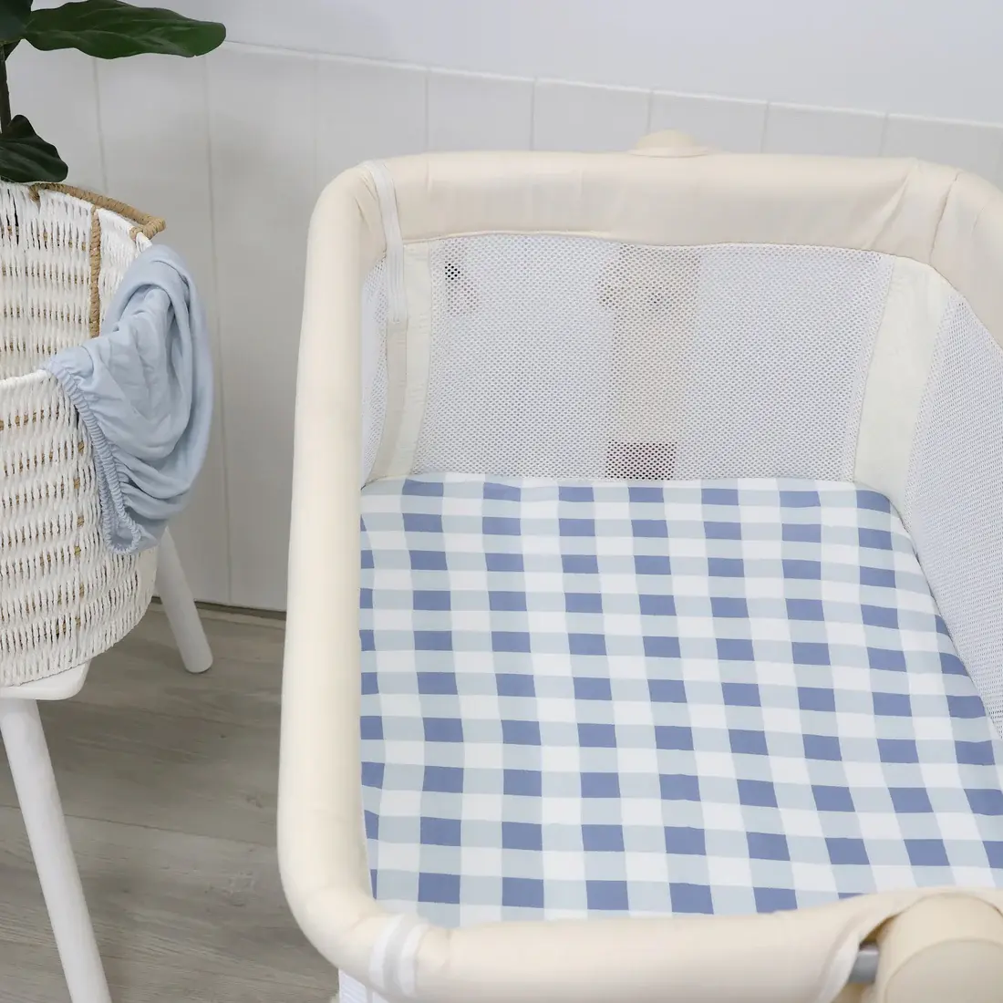 Bubba Blue Bubba Blue Bubba Sundae 2pk Jersey Co Sleeper/Bedside Sleeper Fitted Sheets - Blueberry