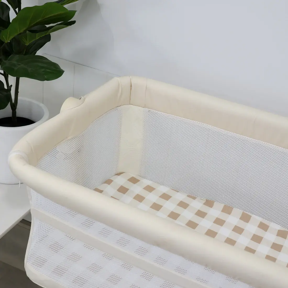 Bubba Blue Bubba Blue Bubba Sundae 2pk Jersey Co Sleeper/Bedside Sleeper Fitted Sheets - Chestnut