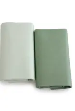 Bubba Blue Bubba Blue Bubba Sundae 2pk Waterproof Change Pad Covers - Greentea