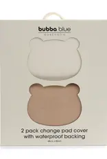 Bubba Blue Bubba Blue Bubba Sundae 2pk Waterproof Change Pad Covers - Chestnut