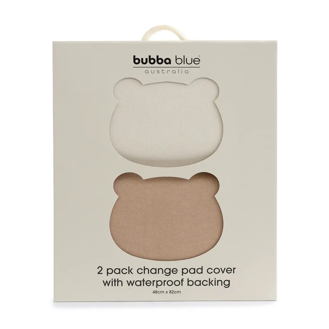 Bubba Blue Bubba Blue Bubba Sundae 2pk Waterproof Change Pad Covers - Chestnut