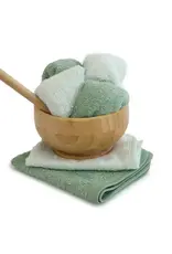 Bubba Blue Bubba Sundae 6pk Wash Cloths - Greentea