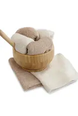 Bubba Blue Bubba Blue Bubba Sundae 6pk Wash Cloths - Chestnut