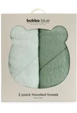 Bubba Blue Bubba Blue Bubba Sundae 2pk Hooded Towels - Greentea