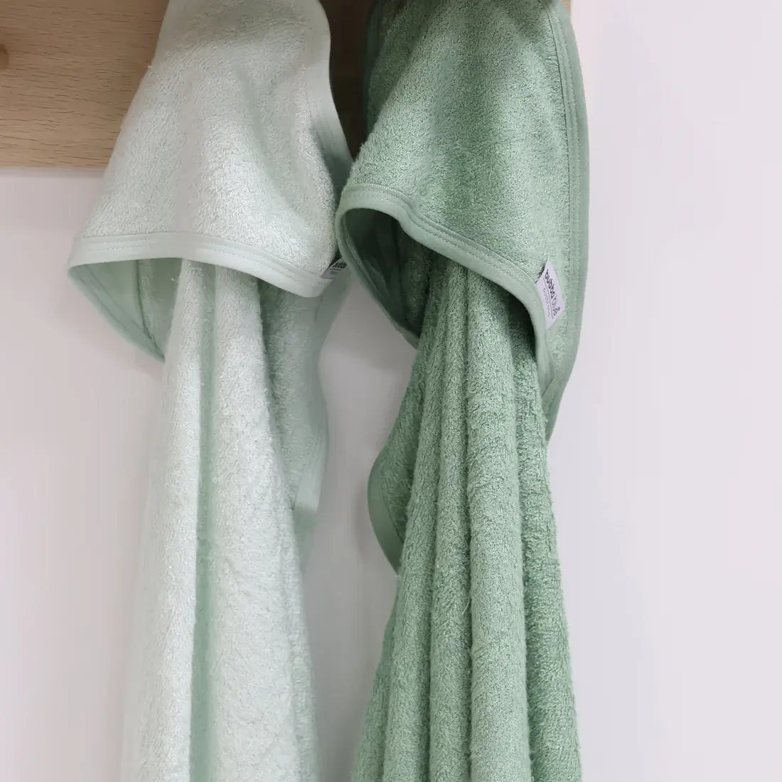 Bubba Blue Bubba Blue Bubba Sundae 2pk Hooded Towels - Greentea