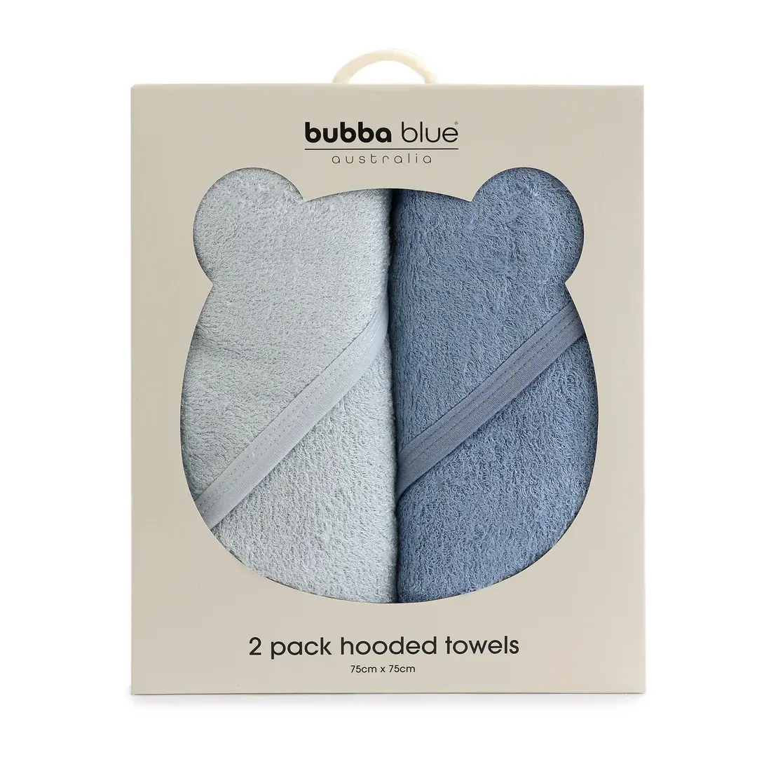 Bubba Blue Bubba Blue Bubba Sundae 2pk Hooded Towels - Blueberry