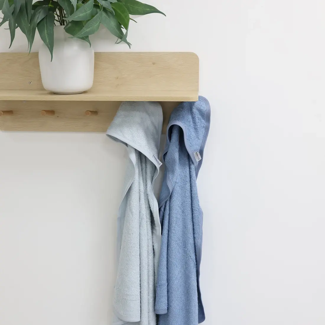 Bubba Blue Bubba Blue Bubba Sundae 2pk Hooded Towels - Blueberry