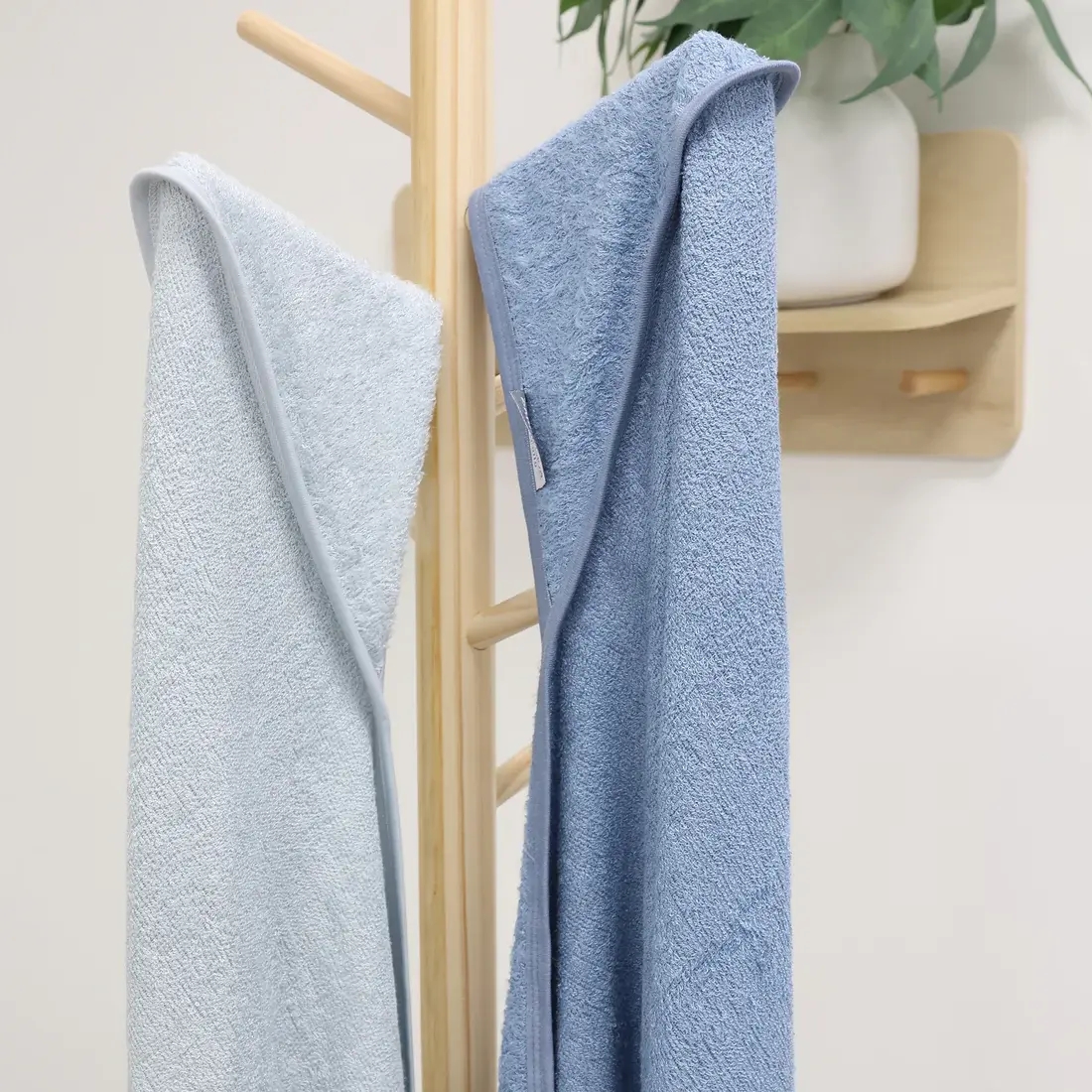 Bubba Blue Bubba Blue Bubba Sundae 2pk Hooded Towels - Blueberry