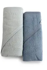 Bubba Blue Bubba Blue Bubba Sundae 2pk Hooded Towels - Blueberry