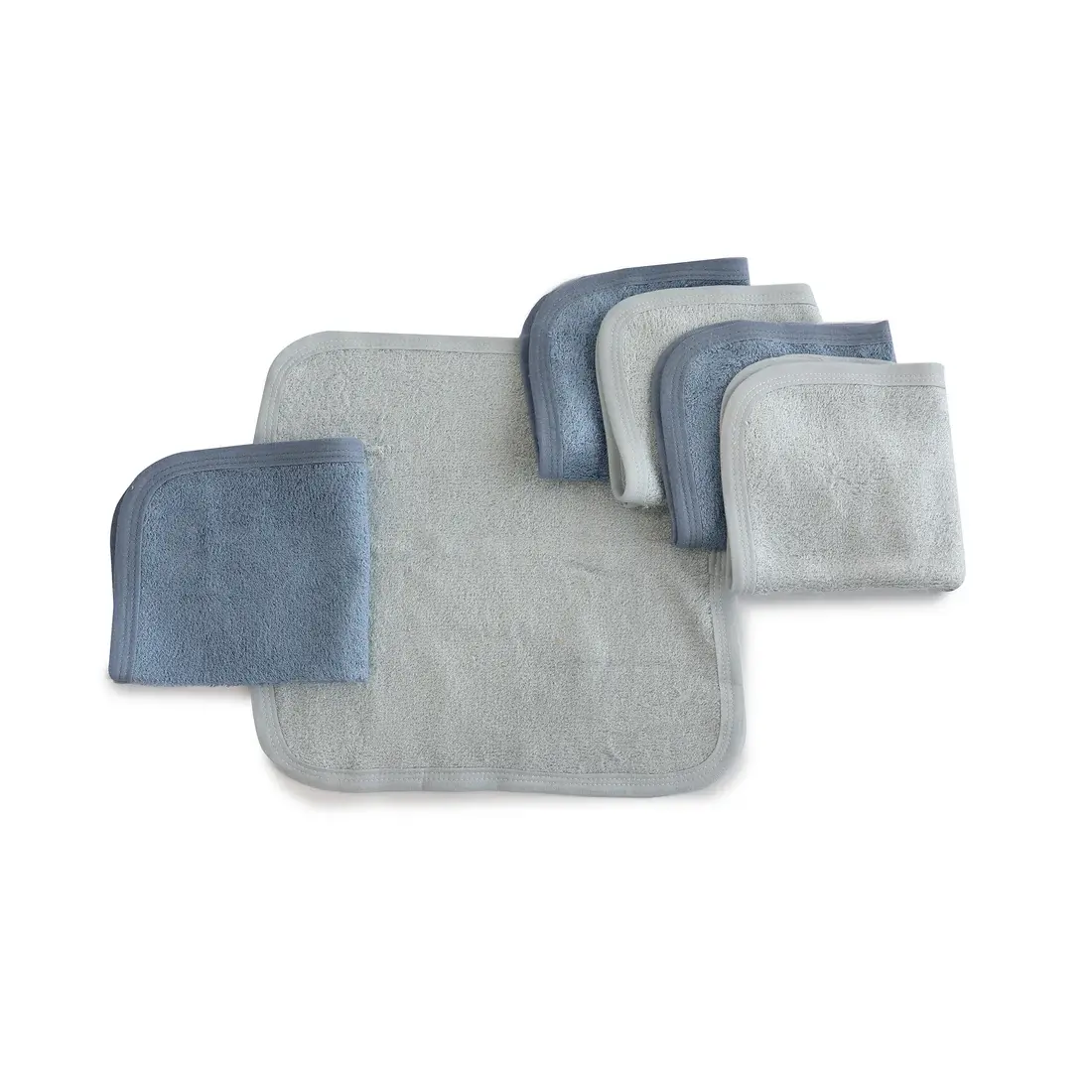 Bubba Blue Bubba Blue Bubba Sundae 6pk Wash Cloths - Blueberry