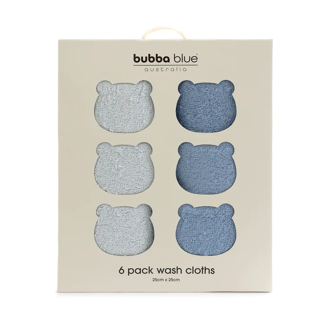 Bubba Blue Bubba Blue Bubba Sundae 6pk Wash Cloths - Blueberry