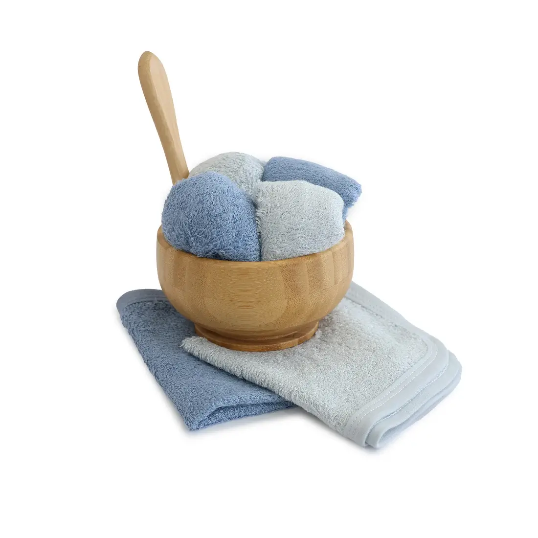 Bubba Blue Bubba Blue Bubba Sundae 6pk Wash Cloths - Blueberry