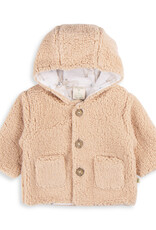 Tiny Twig Tiny Twig Hoodie with Buttons FLW/Jersey Moonlight/Sheep