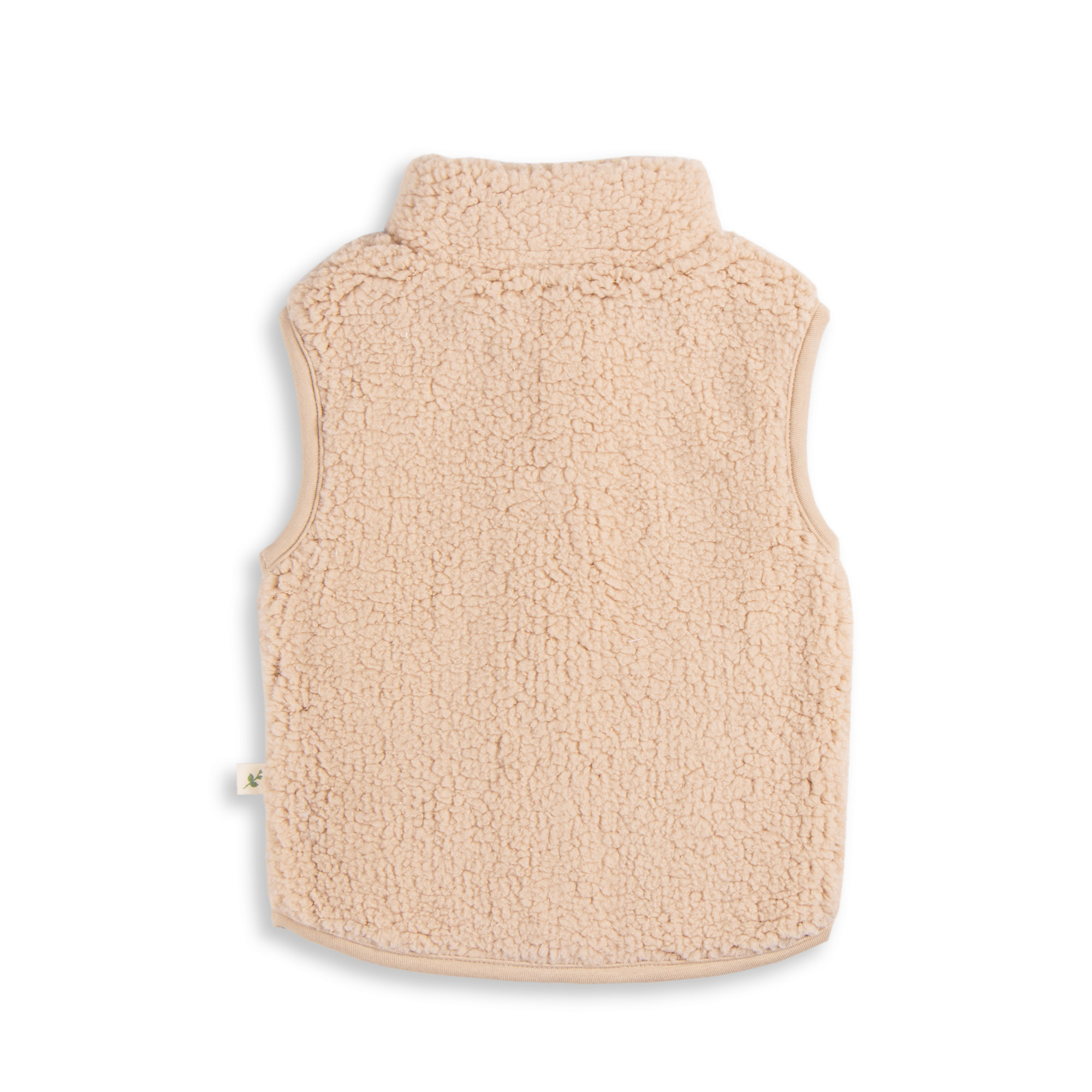 Tiny Twig Tiny Twig Vest Faux Lambs Wool Moonlight