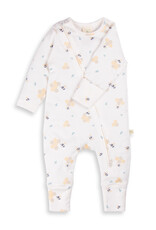 Tiny Twig Tiny Twig Zipsuit L/S Cotton Interlock Making Honey