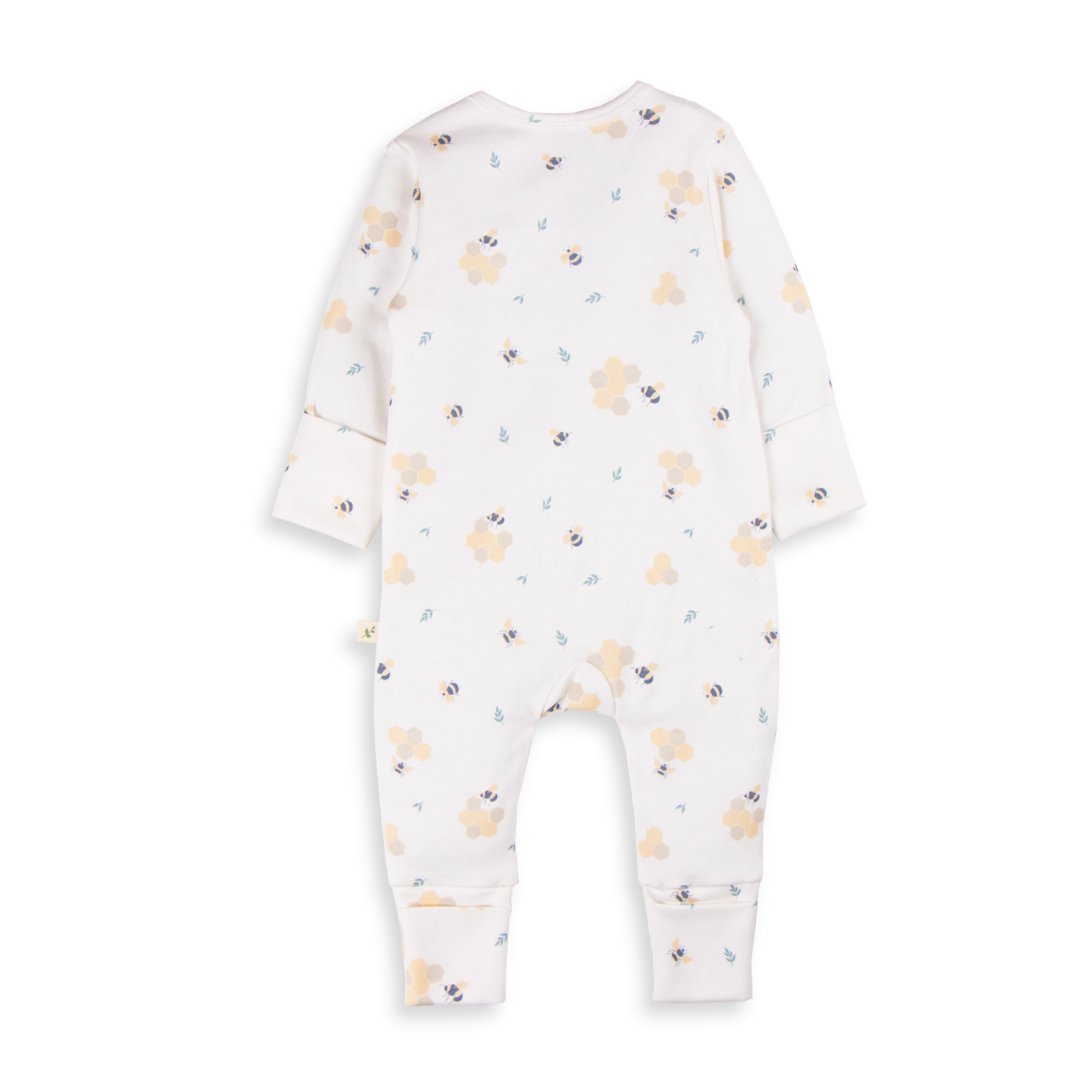 Tiny Twig Tiny Twig Zipsuit L/S Cotton Interlock Making Honey