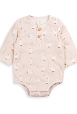 Tiny Twig Tiny Twig Bodysuit Henley L/S Cotton Interlock GGGeese
