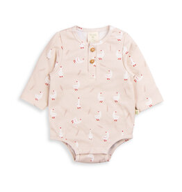 Tiny Twig Tiny Twig Bodysuit Henley L/S Cotton Interlock GGGeese