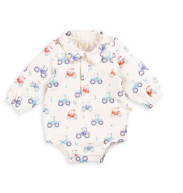 Tiny Twig Tiny Twig Bodysuit Polo L/S French Terry Harvest Time
