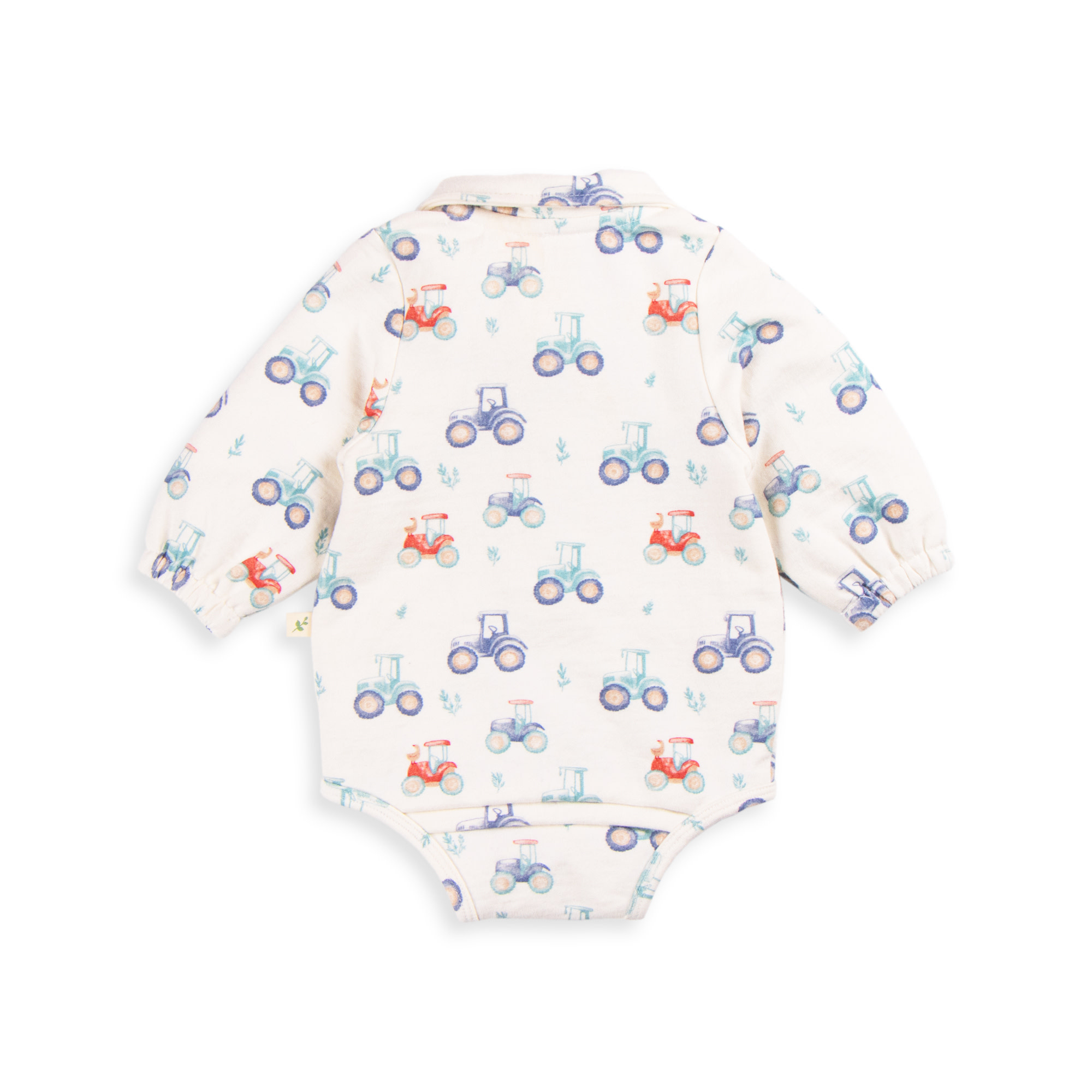 Tiny Twig Tiny Twig Bodysuit Polo L/S French Terry Harvest Time