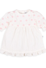 Tiny Twig Tiny Twig Embroidery Dress Crinkle Muslin Snowwhite