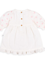 Tiny Twig Tiny Twig Embroidery Dress Crinkle Muslin Snowwhite