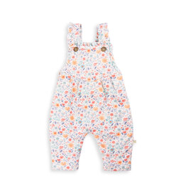 Tiny Twig Tiny Twig Frill Overall French Terry Cottage Garden