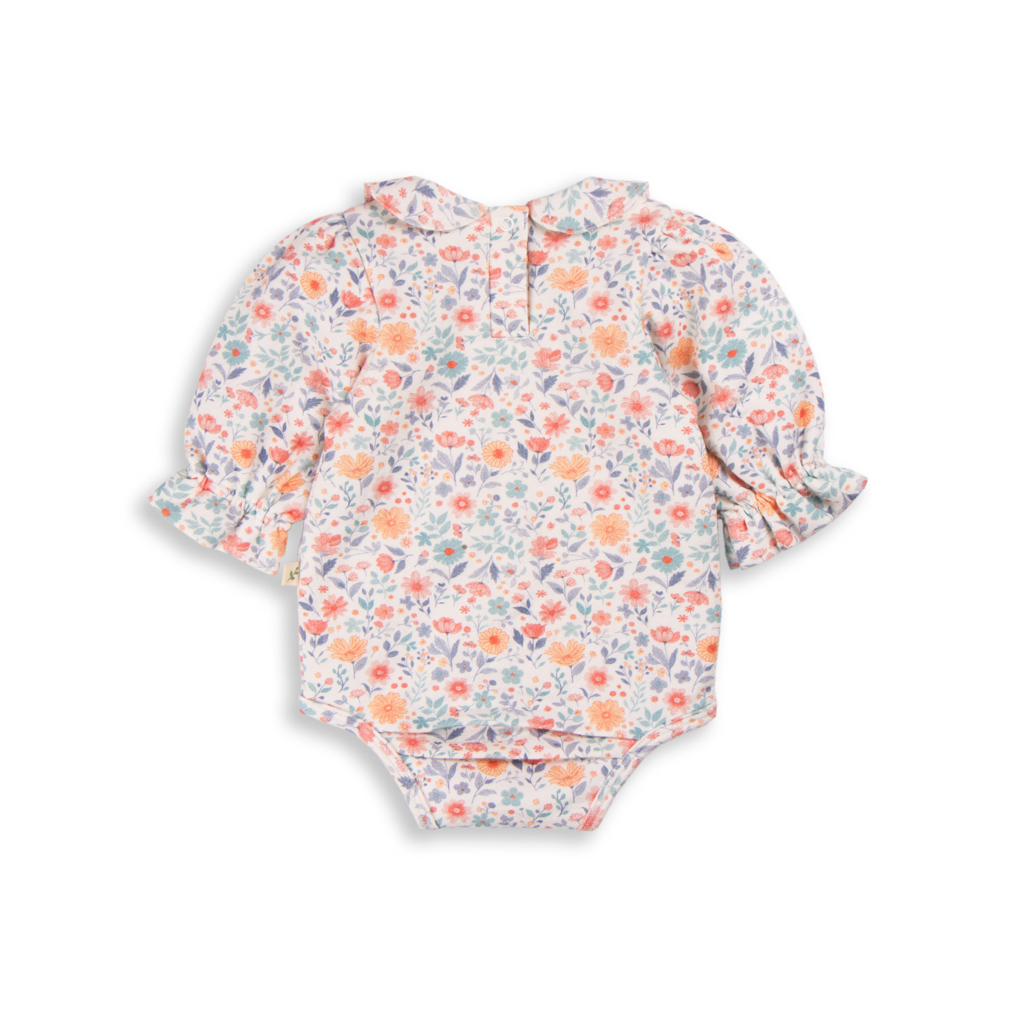 Tiny Twig Tiny Twig Bodysuit Peter Pan French Terry Cottage Garden