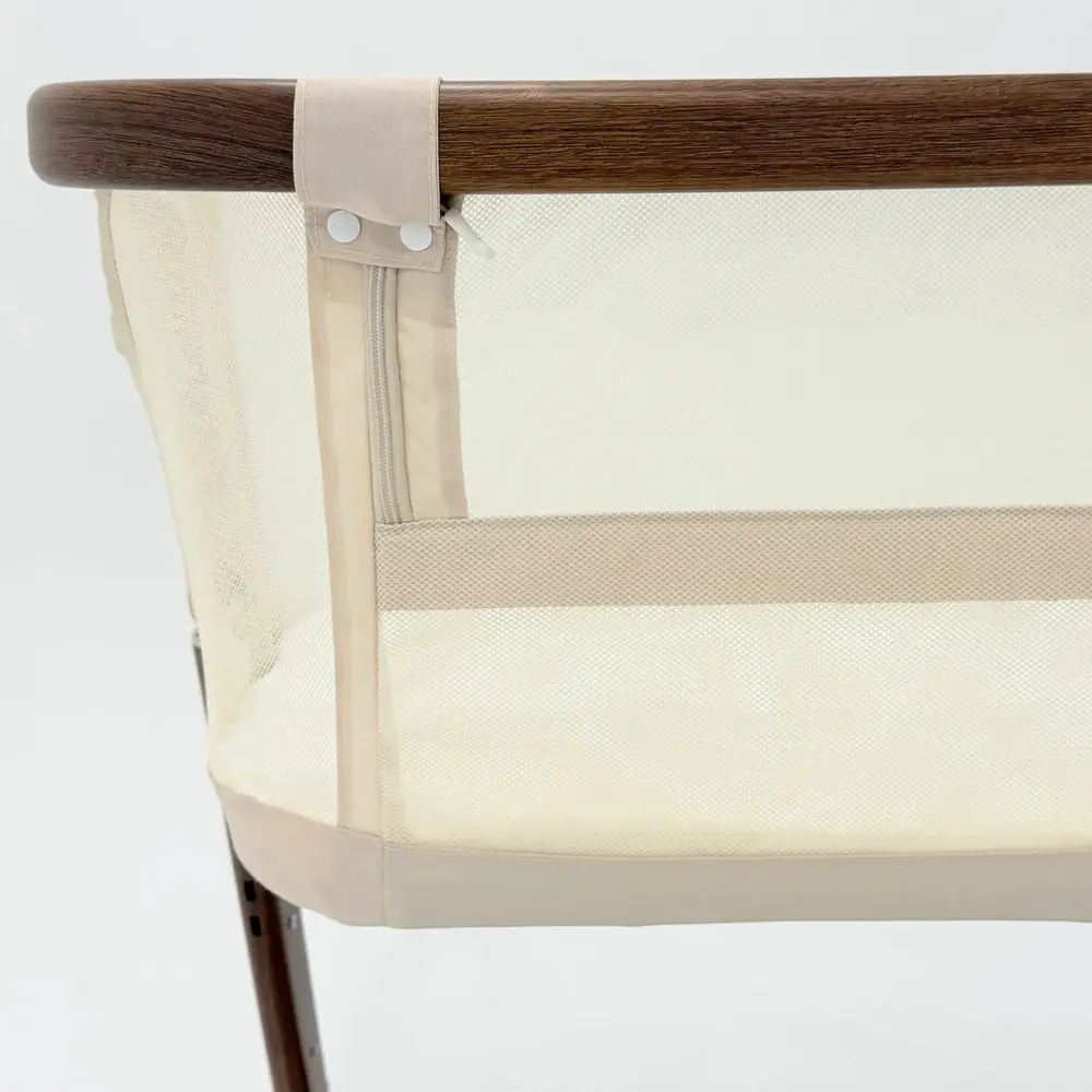 Mamas & Papas Babystudio Dream Glider Bedside Sleeper - Wood Grain