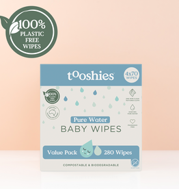 Tooshies Tooshies Pure Water Baby Wipes 280pk